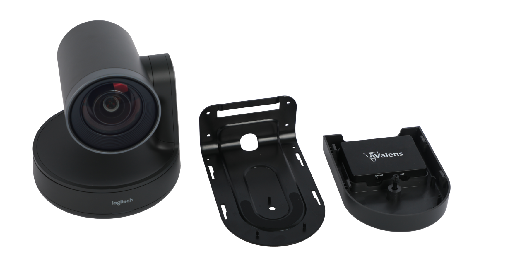 Drop-in extension for Logitech Rally camera