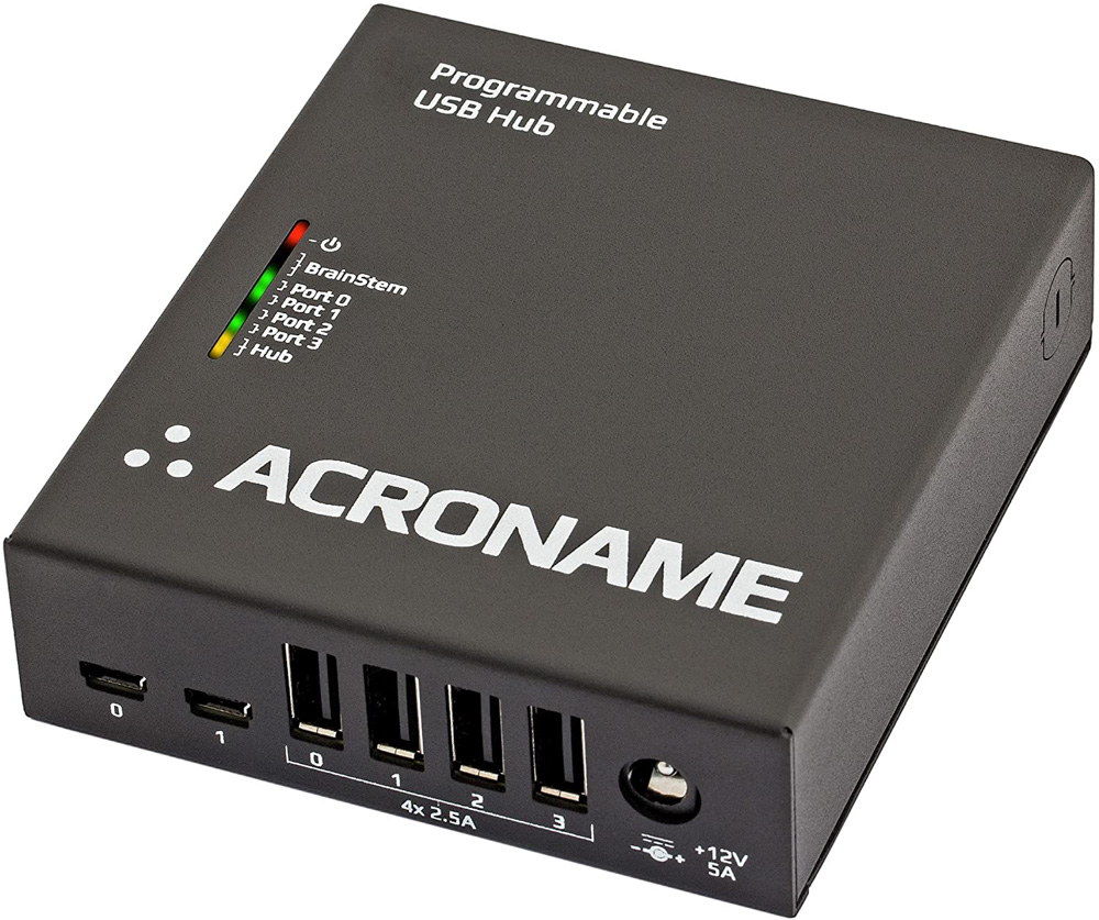 Acroname USBHub3+ Programmable Industrial 8-port USB 5Gbps Hub (USB 3.2 Gen  1) Smart, Software Controlled