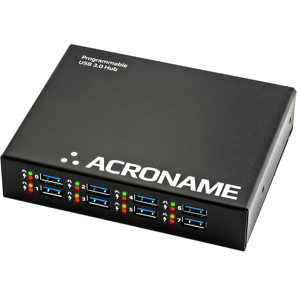 Acroname USBHub3+ Programmable Industrial USB 5Gbps Hub (USB Gen 1) Smart, Software | Acroname