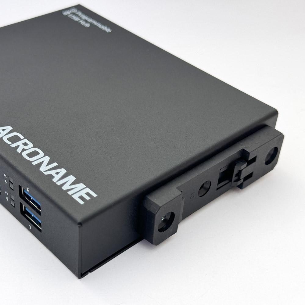 Acroname USB Hub DIN Rail Mount Kit