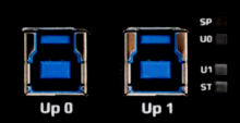 Host ports on an Industrial USB Hub