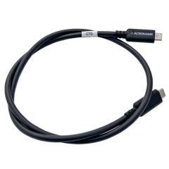 USB-C 40 Gbps Coaxial Universal Orientation Cable 0.7 Meter EPR 240W (dual USB2)