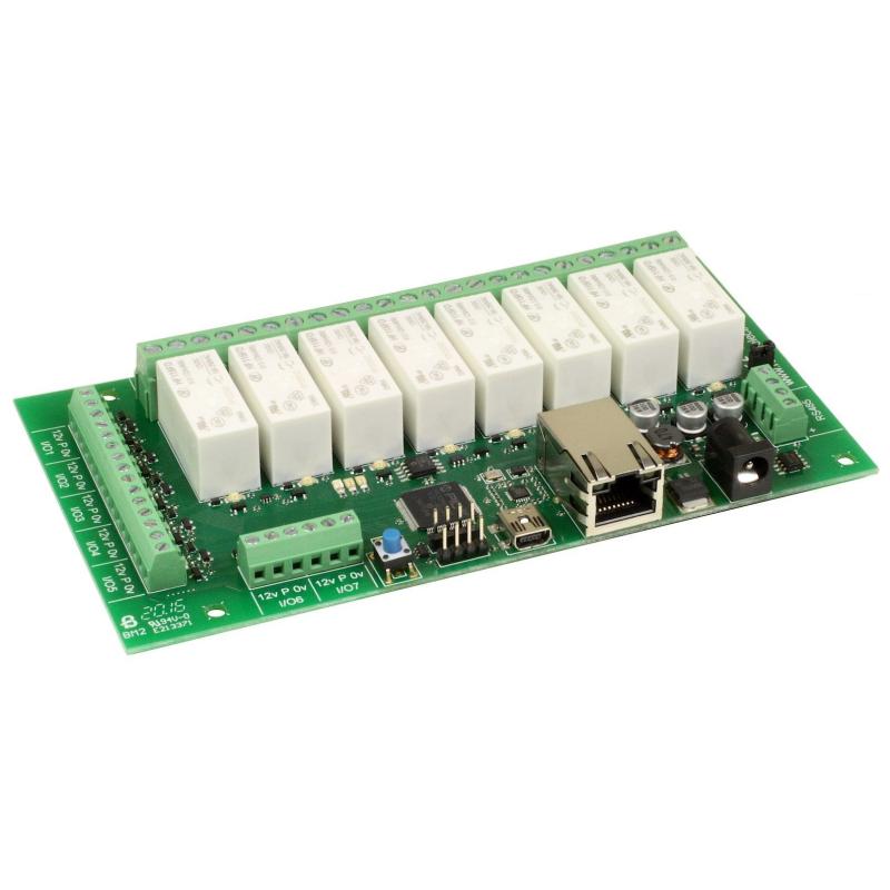 Devantech dS378 8 x 16A Ethernet Relay Board