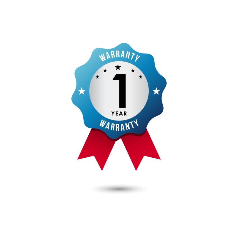 Acroname warranty product badge
