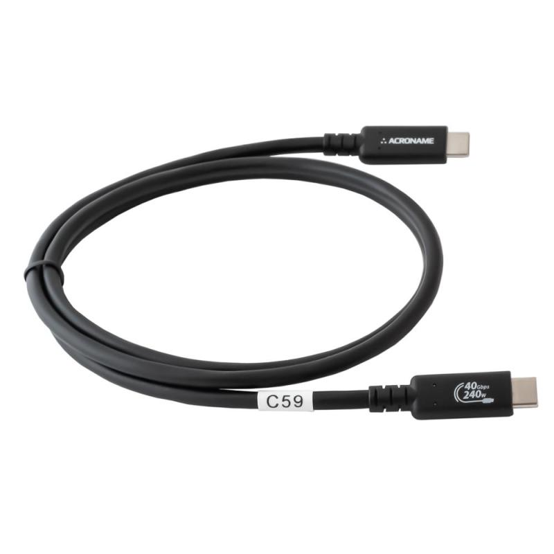 USB-C USB4 Coax Cable 40 Gbps EPR 240W