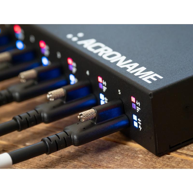 USB-C USB4 Coax Cable, Single screw locking 40Gbps EPR 240W Multipack (qty 5)