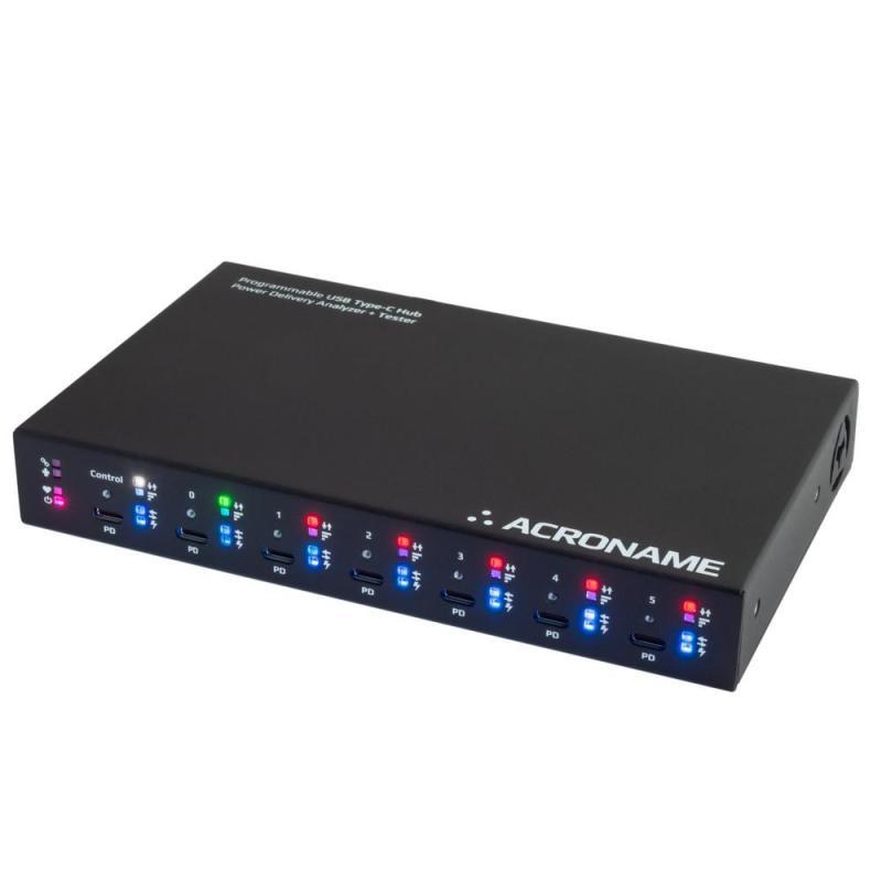 USBHub3c: Programmable USB-C Hub with Power Delivery Analyzer + Tester Back