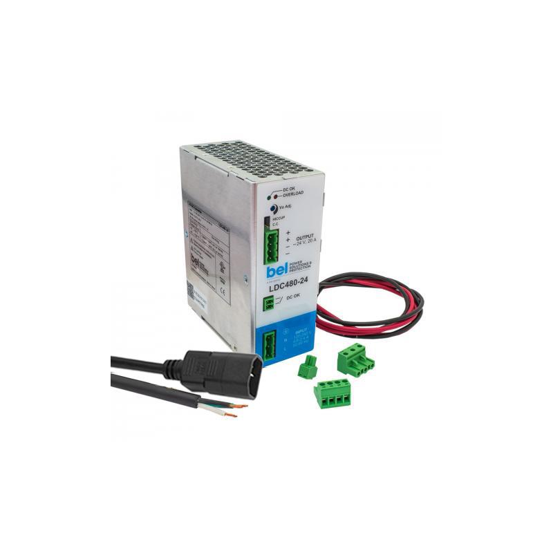 480W Enclosed DIN Rail Power Supply