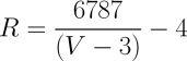 Acroname Equation 6: Linearized GP2Y0A21 range in integer math