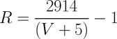 Acroname Equation 7: Linearized GP2D120 range in integer math