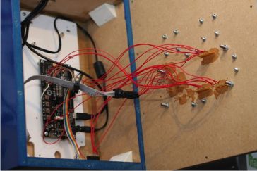 cluttered wiring example photo